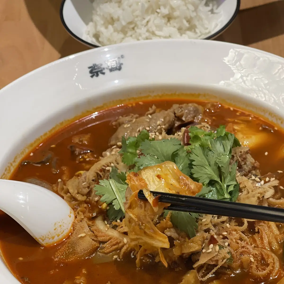 Assorted Beef Tripe with Chili Sauce 毛血旺